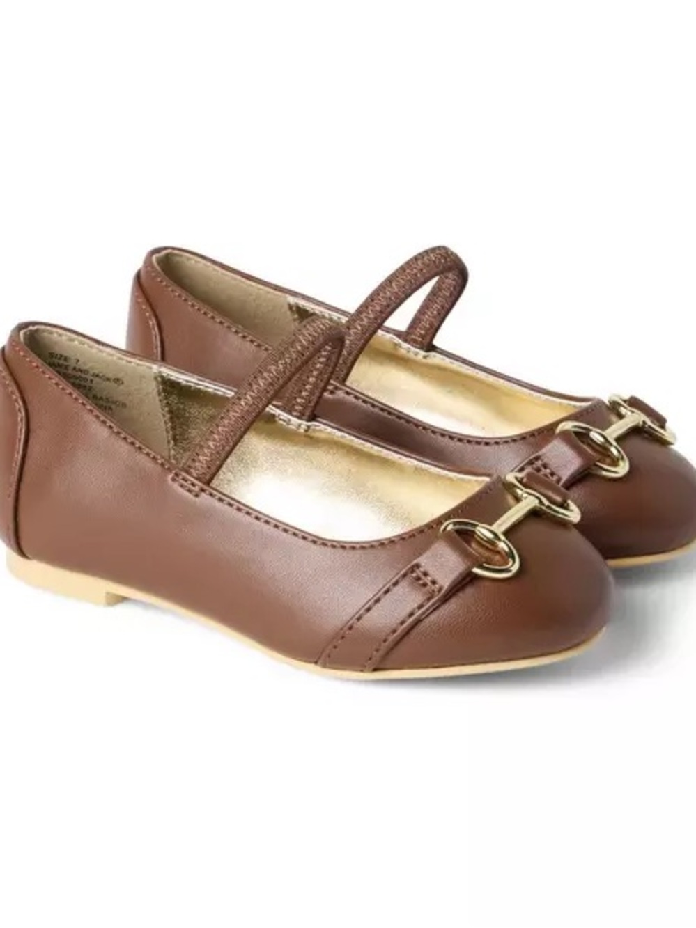 Janie and Jack Bridle Bit Ballet Flat Mary Jane’s Size 4c - Picture 8 of 8